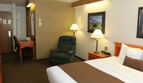 Standardzimmer, 1 King-Bett, Nichtraucher, Kühlschrank und Mikrowelle