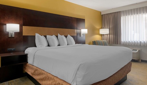 Standardzimmer, 1 King-Bett, Raucher, Kühlschrank und Mikrowelle