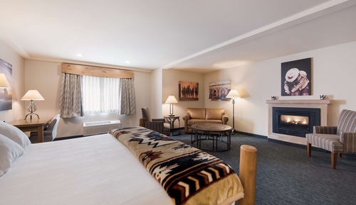 Standardzimmer, 1 King-Bett, Nichtraucher, Kamin (Larger Room)