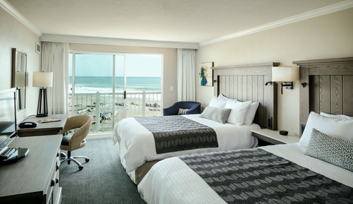 Zimmer, 2 Queen-Betten, barrierefrei, Meerblick (Pet)