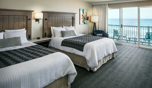 Zimmer, 2 Queen-Betten, Meerseite