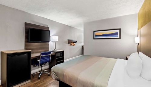 Zimmer, 1 King-Bett, barrierefrei, Nichtraucher (Roll-In Shower)