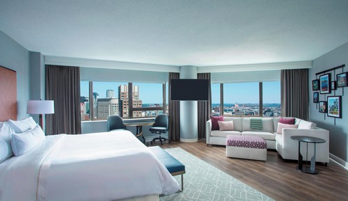 Studiosuite, 1 King-Bett, Stadtblick, Eckzimmer