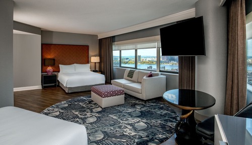 Studiosuite, 2 Queen-Betten, Flussblick