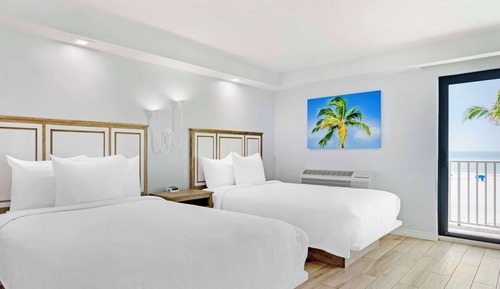 Standardzimmer, 2 Doppelbetten, barrierefrei, Nichtraucher