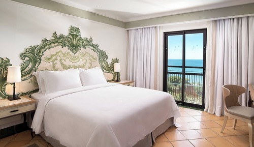 Suite, 1 Queen-Bett, Balkon, Meerblick