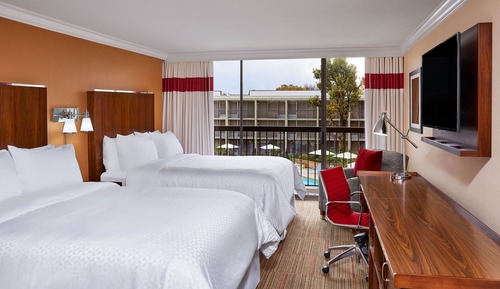 Zimmer, 2 Queen-Betten (Mobility/Hearing Accessible, Tub)