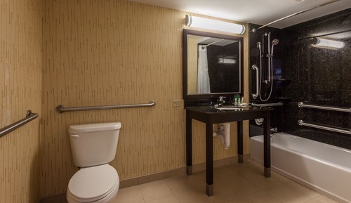 Standardzimmer, 1 King-Bett, barrierearme Badewanne (Communications)