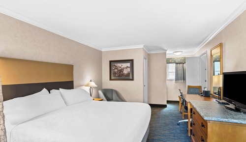 Standardzimmer, 1 King-Bett, Nichtraucher, Kühlschrank und Mikrowelle