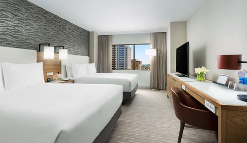 Zimmer, 2 Queen-Betten, barrierefrei