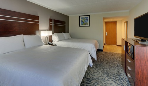 Standardzimmer, 2 Queen-Betten, barrierearme Badewanne (Communications)