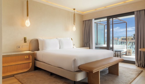 Suite, Balkon, Stadtblick