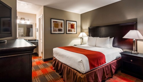 Standardzimmer, 1 Queen-Bett, Nichtraucher, Kühlschrank und Mikrowelle