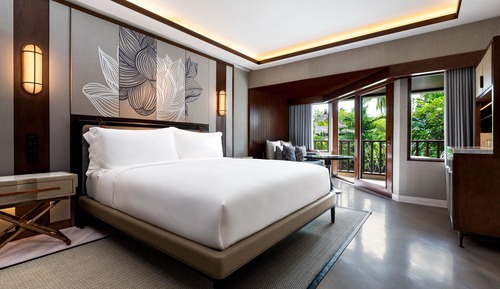 Zimmer, 1 King-Bett, Nichtraucher, Gartenblick