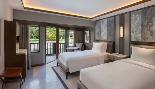 : Room, 2 Double Beds, Non Smoking, Lagoon Access