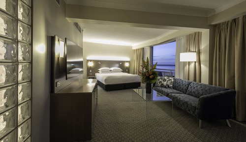 Suite, 1 King-Bett, Balkon, Meerblick
