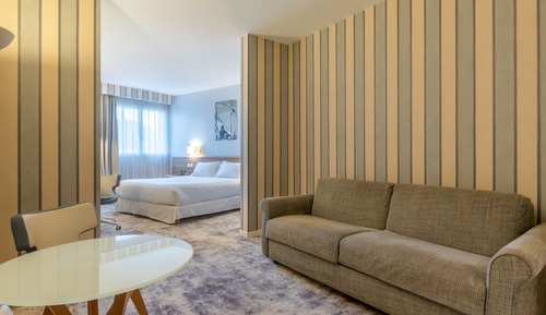 Standardzimmer, 1 Doppelbett und Schlafsofa, Stadtblick