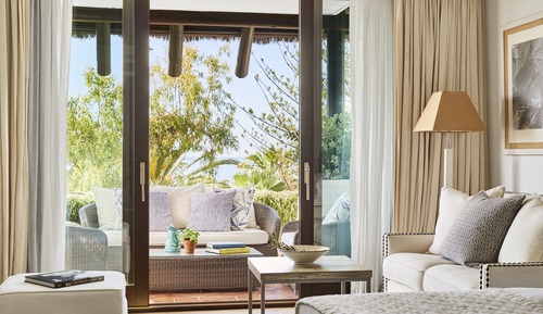 Deluxe-Doppelzimmer, Terrasse, Strandnähe