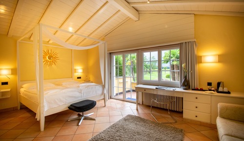 Superior-Doppel- oder -Zweibettzimmer, Balkon, Gartenblick