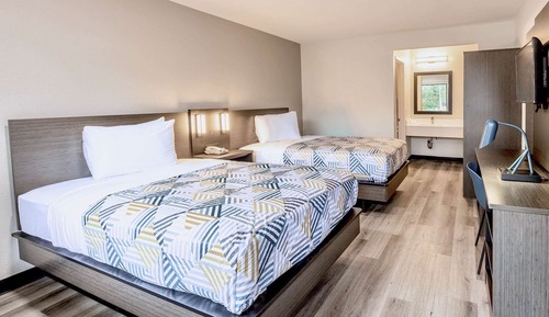 Standardzimmer, 2 Doppelbetten, Nichtraucher