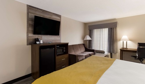 Standardzimmer, 1 King-Bett, Nichtraucher, Kühlschrank und Mikrowelle (Sea View)