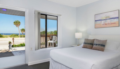 Deluxe-Studio, 1 Queen-Bett und Schlafsofa, Meerblick