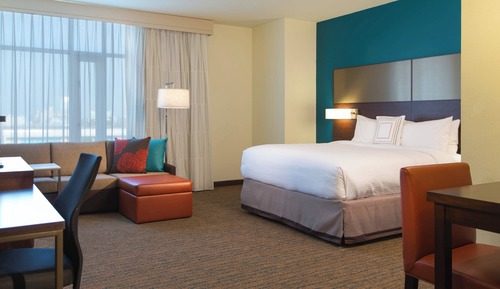 Studio, 1 King-Bett und Schlafsofa (Mobility/Hearing Accessible, Tub)