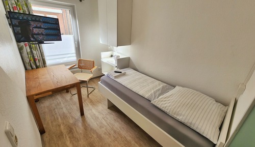 Einzelzimmer - Privates externes Badezimmer