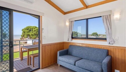 Superior-Ferienhütte, 2 Schlafzimmer, Meerblick