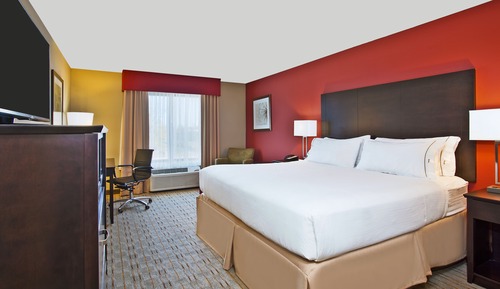 Zimmer, 1 King-Bett, barrierefrei, Nichtraucher (Hearing, Roll-In Shower)