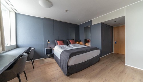 Deluxe-Doppelzimmer, 1 Schlafzimmer, Stadtblick