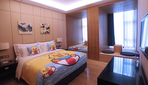 Zimmer im japanischen Stil (榻榻米亲子房)