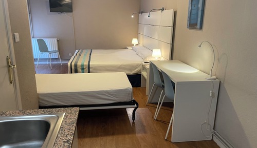Studio, 3 Einzelbetten, Nichtraucher, Kochnische
