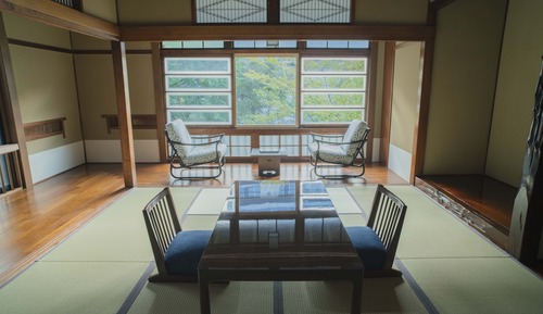Traditional-Zweibettzimmer (Japanese-Style, Open-Air Bath)