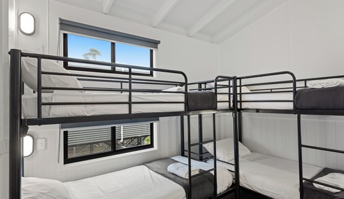 Deluxe-Ferienhütte, 3 Schlafzimmer, Seeseite (Sleeps 8)