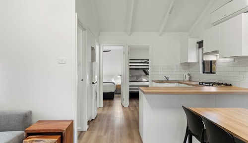 Superior-Ferienhütte, 2 Schlafzimmer (Sleeps 5)