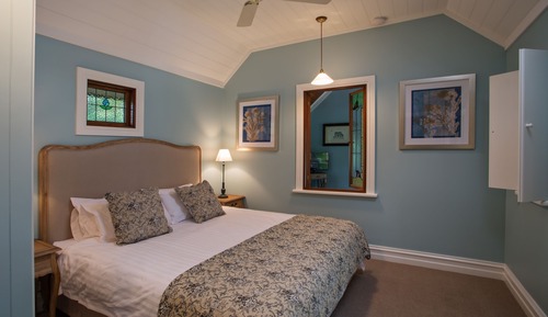 Luxury-Ferienhaus, 1 Schlafzimmer, Badewanne, Gartenblick