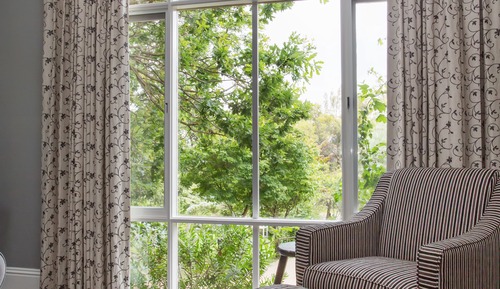 Superior-Apartment, 1 Schlafzimmer, Kamin, Gartenblick