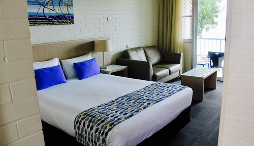 Deluxe-Doppelzimmer, 1 Queen-Bett, Flussblick