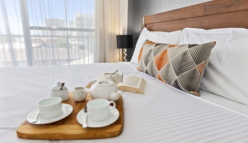 Deluxe-Apartment, 1 Schlafzimmer, eingeschränkter Meerblick