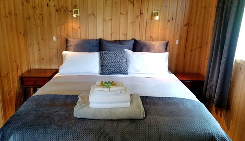 Panoramic-Ferienhütte, 1 King-Bett, Bergblick