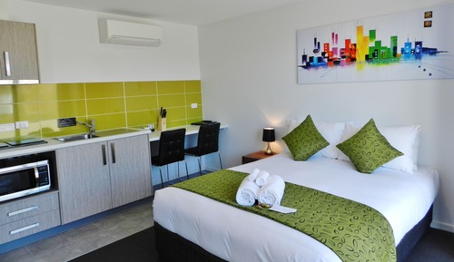 Deluxe-Zimmer, 1 Queen-Bett, Kochnische