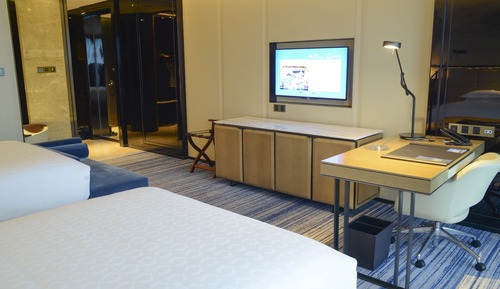 Zimmer, 2 Doppelbetten, Meerblick