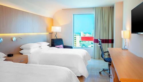 Traditional-Zimmer, 2 Doppelbetten