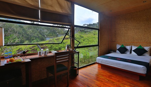 Standard-Chalet, 1 Schlafzimmer, Bergblick, Bergseite