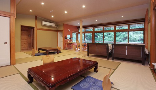 Traditional-Zimmer, eigenes Bad (Kawa, For 2-8, JP Wstrn ,Cedar Bath)