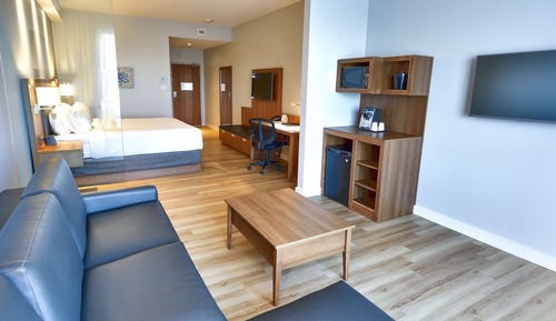 Suite, 1 King-Bett und Schlafsofa