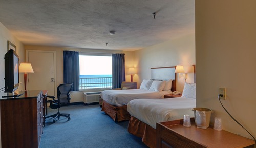 Standardzimmer, 2 Doppelbetten, Nichtraucher, Meerblick