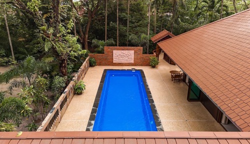 Familienvilla, 1 Schlafzimmer, eigener Pool, Gartenblick