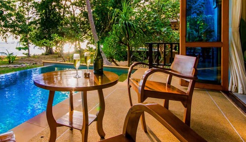 Luxury-Villa, 1 Schlafzimmer, eigener Pool, Strandnähe (Adult Only)